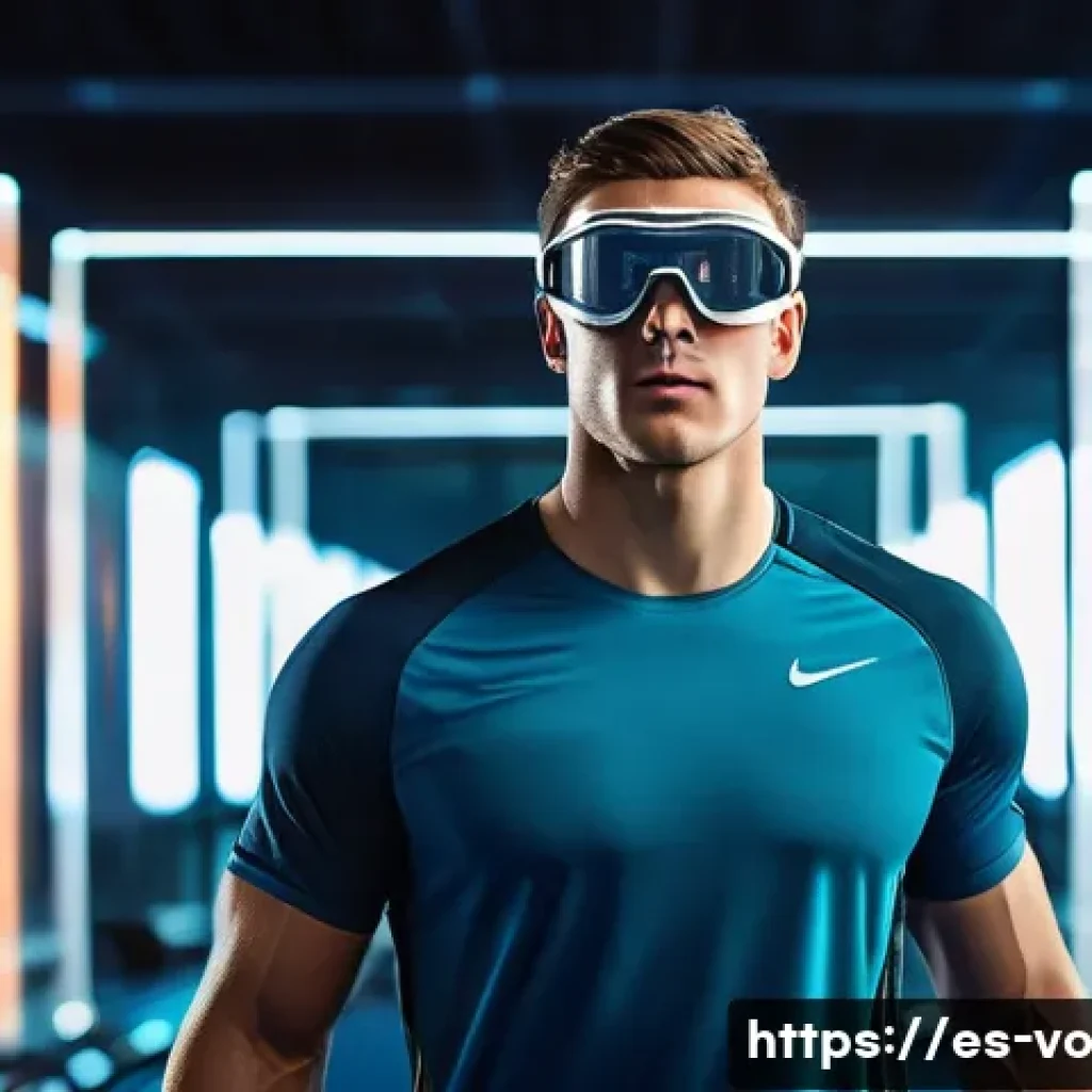 스포츠 훈련에서의 감각확장 기술 적용 - **Prompt for Visual Training:**
"A male athlete, in his mid-20s, with a focused expression, wear...